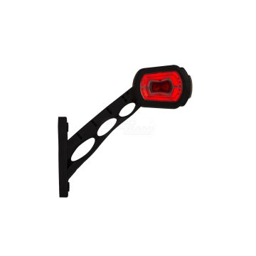 Lampa obrysowa diodowa trzyfunkcyjna na wysięgniku długim ukośna prawa 12/24V