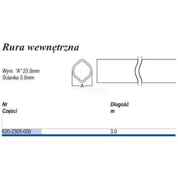 Rura ,cytryna D23  T-5 wew