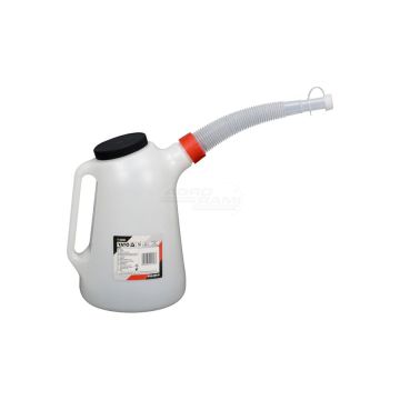 Nalewak warsztatowy materiał PE elastyczny lejek YATO 5 L