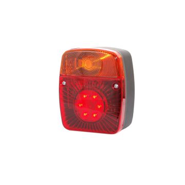 Lampa zespolona tylna, 12V-24V + przewody 200cm YLY-S 4x0,75mm2, diody