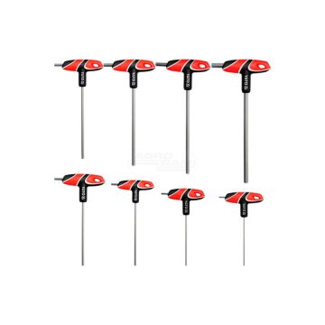 Zestaw kluczy trzpieniowych z rękojeścią HEX YATO 8 elementów