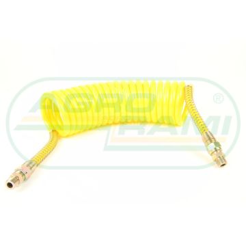 Przewód spiralny PUR M16 /żółty/