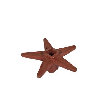 Kolczatka oś kwadrat 32 mm