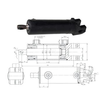 Cylinder CJ-SO6-63/32/102