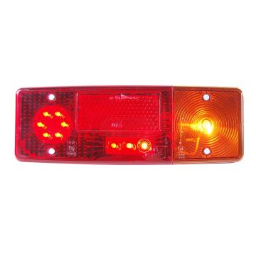 Lampa zespolona tylna prawa, 12V-24V + przewody 200cm YLY-S 4x0,75mm2, diody