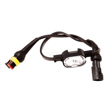 Lampa diodowa do oświetlenia dysz opryskiwacza,HOR 106 (z 2 przewodami płaskimi 2x0,75mm o długości po ok.0,25m+gniazdo i wtyczka Superseal