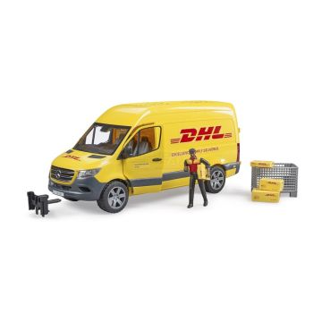 MB Sprinter DHL z figurką kuriera i z akcesoriami Bruder 02671 BR-02671 BRUDER