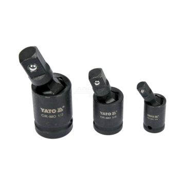 Zestaw przegubów udarowych YATO 1/4"; 3/8"; 1/2"