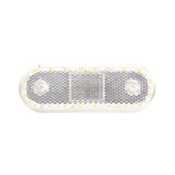 Lampa zespolona obrysowa przednia, 12V-24V + przewody 22cm YLY-S 2x0,75mm2, diody