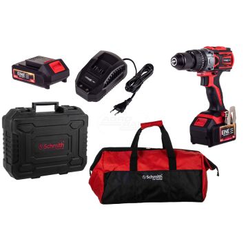 Wiertarko-wkrętarka udarowo, bezszczotkowa Schmith 18V