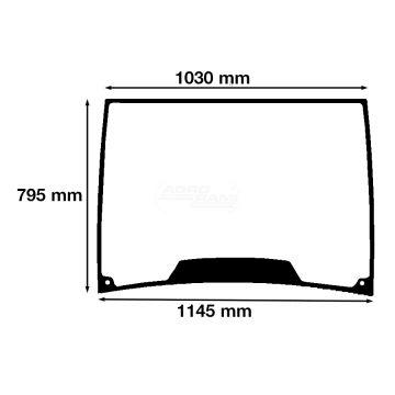 Szyba przednia MJR-80 CL M 18