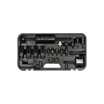 Zestaw ściągaczy bezwładnościowych do wtryskiwaczy kompatybilny z dyszami wtryskiwaczy BOSCH, DELPHI, DENSO, SIEMENS YATO 22 elementowy