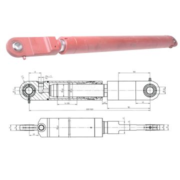 CYLINDER CN2SFB-16-40/500Z  U2P-40W PODNOSZENIA HEDERU S.T