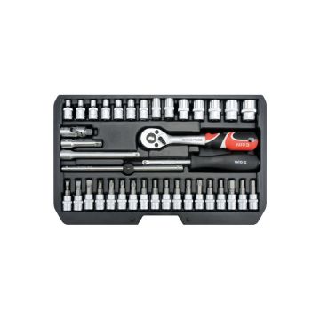 Zestaw narzędziowy 38 elementowy YATO 1/4"