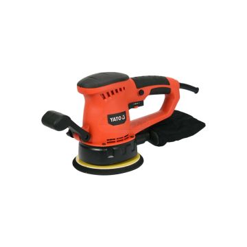 Szlifierka mimośrodowa do usuwania rdzy, szpachlówki i farby z metalu, drewna 4000-13000 obr/min YATO 450W 150 mm