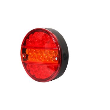 Lampa zespolona tylna, 12V-24V + przewody 200cm YLY-S 4x0,75mm2, diody