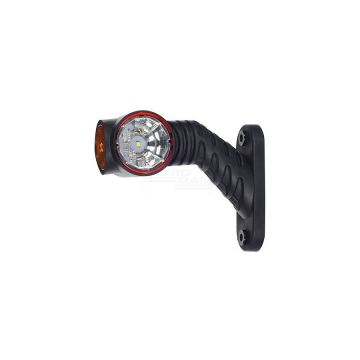 Lampa obrysowa potrójna Hor 77 prawa na wysięgniku ukośnym krótkim