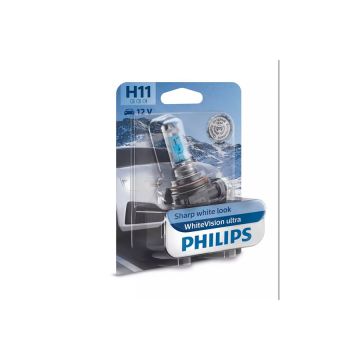Żarówka Philips White Vision Ultra H11 12V 55W PGJ19-2 4200K 12972WVUB1
