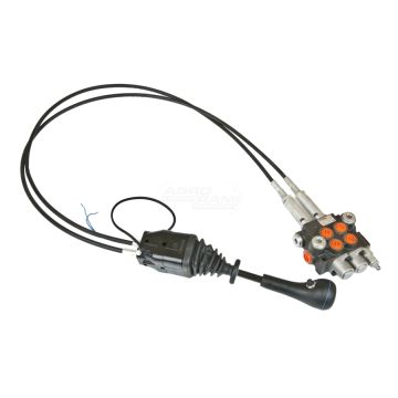 Rozdzielacz 2 sekcyjny+ joystik elektryczny