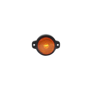 Lampa pozycyjna boczna, jednofunkcyjna, 12V-24V + przewody 22cm LgY-S 0,75mm2, diody