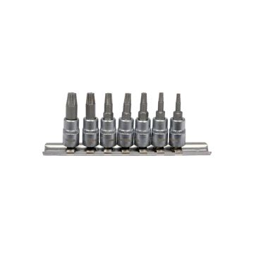 Zestaw bitów do obrobionych śrub TORX YATO 7 elementów