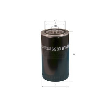 FILTR OLEJU Mahle | Knecht Filters LF-3349