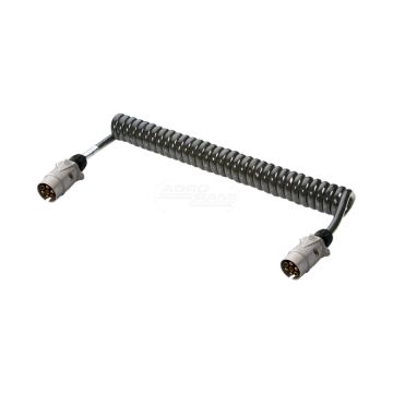 Przewód spiralny 7-pinowy 12 V 4,5 mb 601040