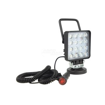 Lampa robocza kwadratowa z soczewką rozproszoną LED 10-30 V TT TECHNOLOGY TT.13208M