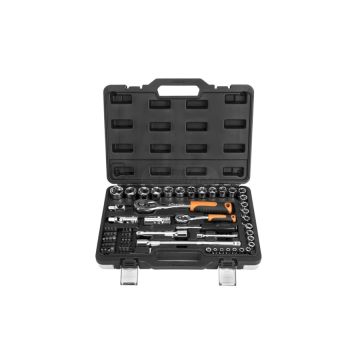 Zestaw kluczy nasadowych  72szt TEGER