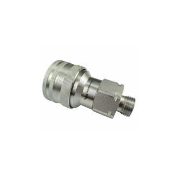 Szybkozłącze hydrauliczne gniazdo M16x1,5 gwint zewnętrzny EURO 9100816G ISO 7241-A WARYŃSKI Waryński