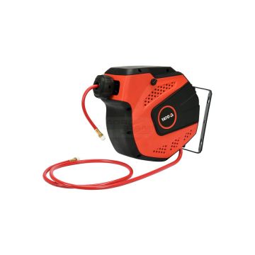 Przewód pneumatyczny na zwijaku automatycznym YATO 6,5 mm x 14 m