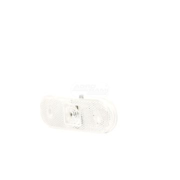 Lampa zespolona obrysowa przednia, 12V-24V + przewody 22cm LgY-S 0,75mm2, diody