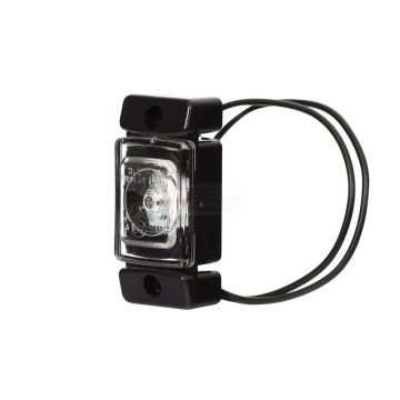 Lampa obrysowa przednia, jednofunkcyjna, 12V-24V + przewody 22cm LgY-S 0,75mm2, diody