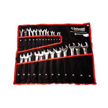 Komplet kluczy płasko-oczkowych 25 sztuk Schmith