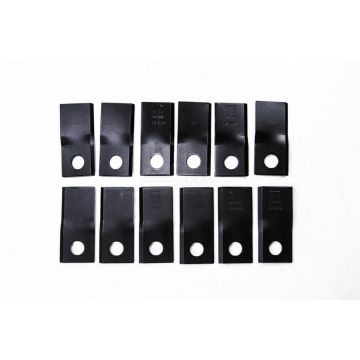 Nóż A skosny L 110/49/4 SAMASZ (6 lewych 6 prawych)