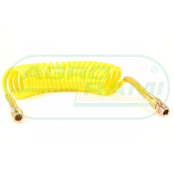 Przewód spiralny PUR M22 /żółty/