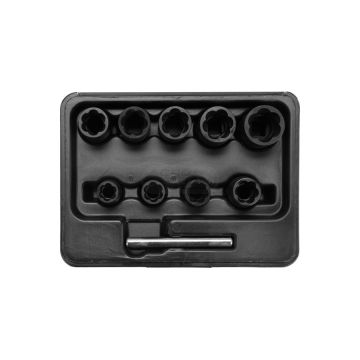 Wykrętaki do śrub YATO 3/8" 10-19 mm 10 sztuk