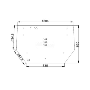 Szyba tylna /ZWYKŁA/