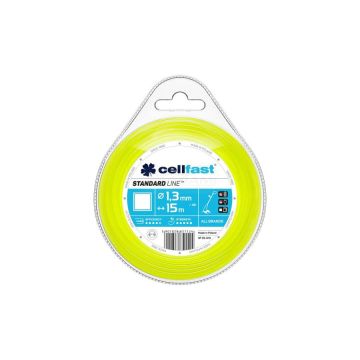 Żyłka tnąca STANDARD - kwadrat 1,3 mm 15 m