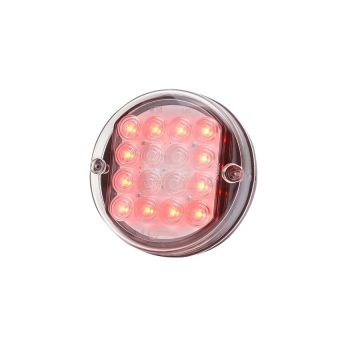 Lampa pozycyjna tylna, jednofunkcyjna, 12V + przewody 38cm LgY-S 0,75mm2, diody