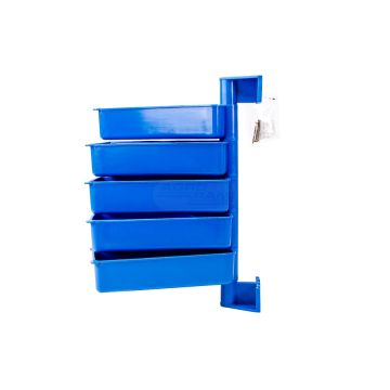 Zestaw pięciu półek obrotowych EKO PIVOT