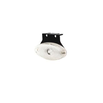 Lampa zespolona obrysowa przednia, 12V-24V + przewody 22cm LgY-S 0,75mm2, diody