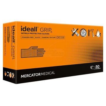 Rękawiczki NITRILE GRIP+XL - paczka 50 sztuk Schmith