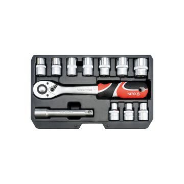 Zestaw narzędziowy 12 elementowy YATO 1/2"