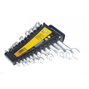 Kpl. kluczy płasko-oczkowych 6-22