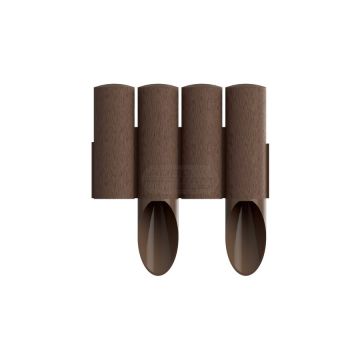 Palisada ogrodowa 4 STANDARD - brązowa