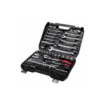 Komplet kluczy nasadowych 82 sztuk Schmith