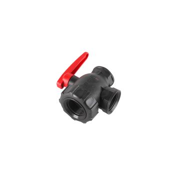 Zawór KULOWY 3-DROŻNY 1 1/2" ARAG