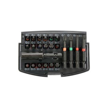 Zestaw udarowych końcówek śrubokrętowych YATO 23 elementowy