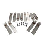 ZESTAW 12 ŁOPATEK WYSIEWAJĄCYCH INOX L=285MM ORYGINAŁ